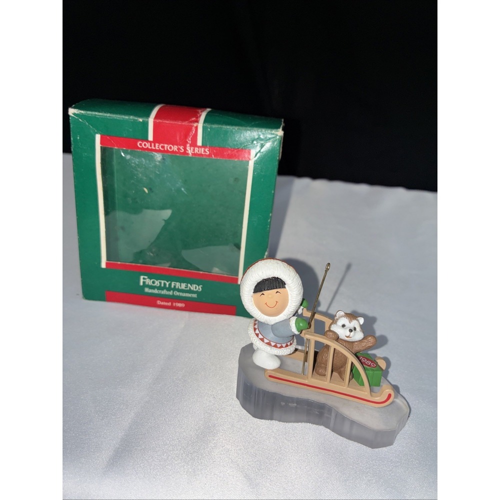 Vintage 1989 Hallmark Frosty Friends Christmas Ornament 10th In Series QX457-2